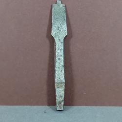 Ancien embout / lame de tournevis plat 12mm retaill&eacute; - Outil de menuisier vintage