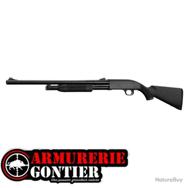 Fusil � pompe Mossberg Maverick 88 - Canon ray� sp�cial tir � balle - Calibre 12/76