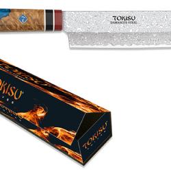 Couteau cuisine Nakiri damas lame de 18.00 cm &laquo; TOKISU &raquo;