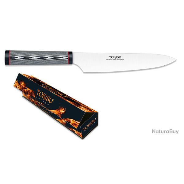 Couteau cuisine small gyoto noir lame de 19.50 cm � TOKISU �