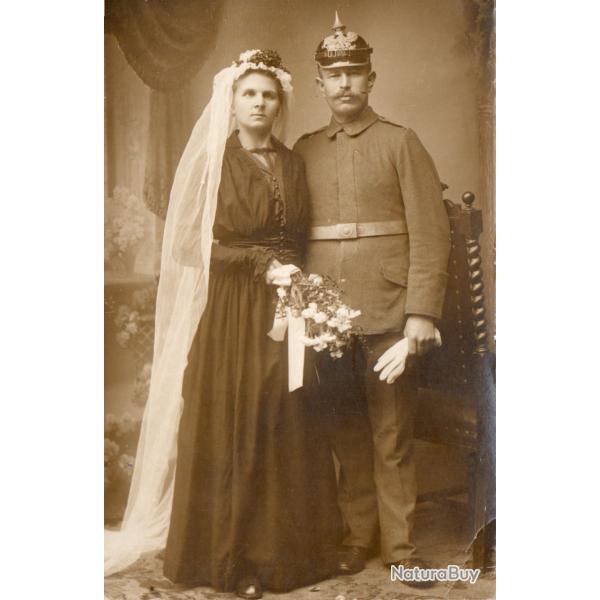 CPA -Photo -couple Soldats Allemand -N�7283