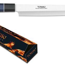 Couteau cuisine bleu yanagiba lame de 22.70 cm &laquo; TOKISU &raquo;