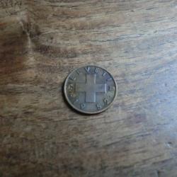 monnaie suisse 1 rappen  1952