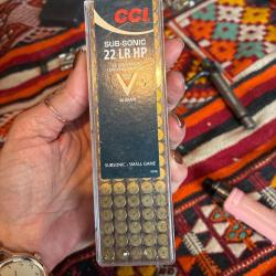 Munitions22 long rifle bo&icirc;te 22lr hm 2 boites