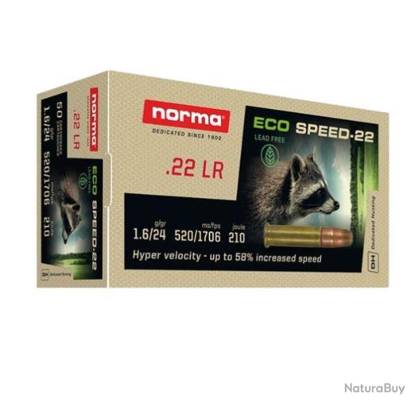 MUNITIONS NORMA ECO SPEED-22  x50