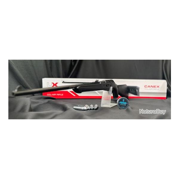 PACK PR�T A TIRER CARABINE UX CANEX CO2 CAL 4.5MM 7.5J