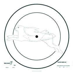 CIBLE D'ESSAI POUR FUSIL 90X90