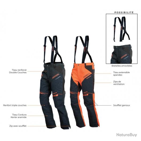SOMLYS PANTALON INDESTRUCTOR GX VERT OU ORANGE VERT