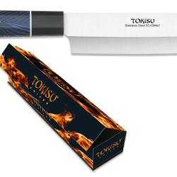 Couteau cuisine bleu nakiri lame de 17.80 cm &laquo; TOKISU &raquo;