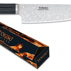 Couteau cuisine gyuto lame Damas de 21.60 cm &laquo; TOKISU &raquo;