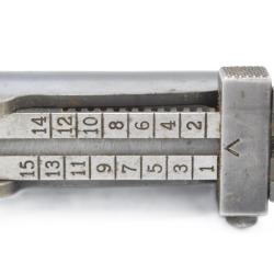 Hausse avec planchette et corps pour fusil K31