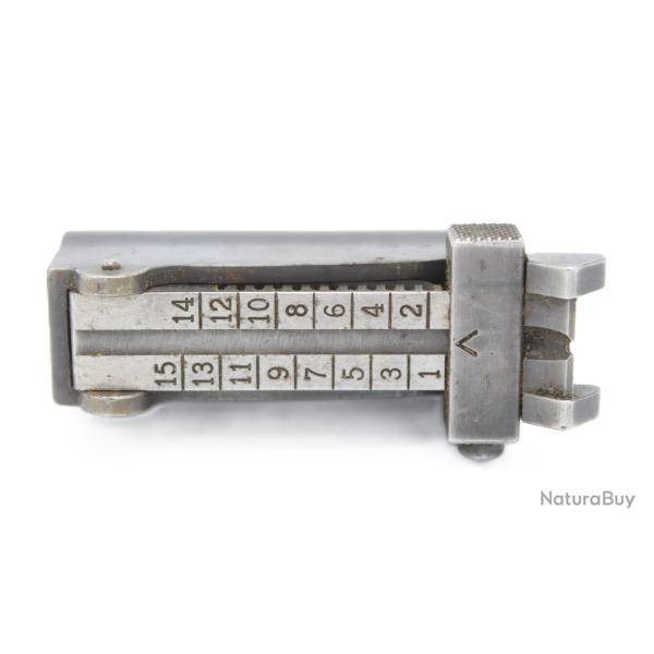 Hausse avec planchette et corps pour fusil K31