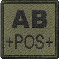 Patch Groupe sanguin - Tissu OD AB Positif