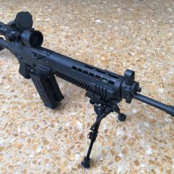 R&eacute;plique AIRSOFT - Fusil Sig Sauer 556 - AEG - Full m&eacute;tal -avec bipied et lunette de tir SwissArms