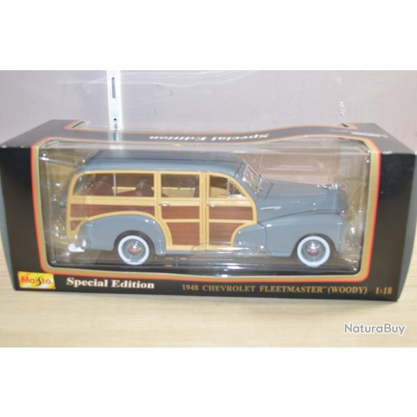 MAISTO Special edition MAISTO Special edition 31854 Voiture 1/18 Chevrolet Fleetmaster woody 1948