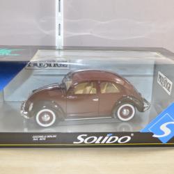 Voiture Coccinelle Berline Bordeau REF 8016 Solido Echelle 1:18 Prestige