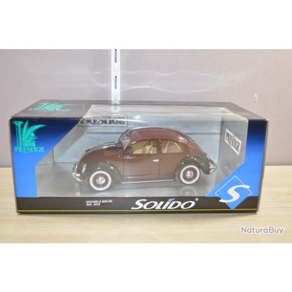 Voiture Coccinelle Berline Bordeau REF 8016 Solido Echelle 1:18 Prestige