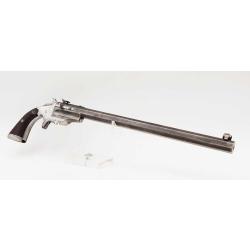 PISTOLET DE TIR CALIBRE 22 SHORT FRANK WESSON 1870 USA XIX&egrave; Categorie D