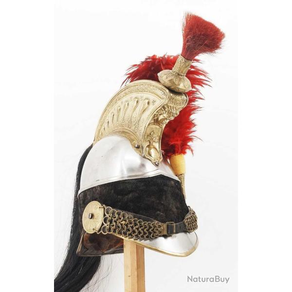 CASQUE DE CUIRASSIERS MOD�LE 1845 - FRANCE MONARCHIE DE JUILLET - SECOND EMPIRE. France XIX eme