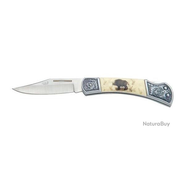 Couteau pliant JKR Zamak Sanglier
