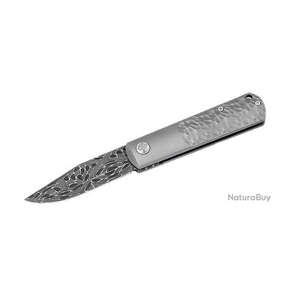 Couteau Pliant Boker BRLW Meteorite Damast