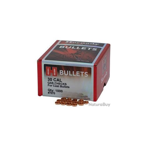 Sachet de 1000 Gas Checks Hornady - Cal. 30