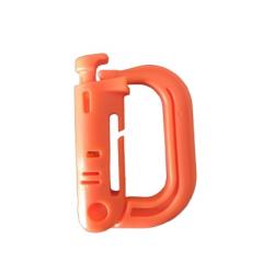 Mousqueton tactique Grimlock Orange x1 - Livraison Gratuite