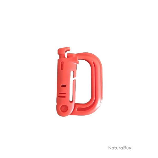 Mousqueton tactique Grimlock Rouge x1 - Livraison Gratuite