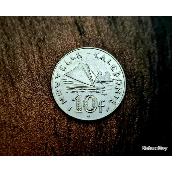 10 francs (10 XPF) Devis Franc CFP 1986 NOUVELLE CALEDONIE REPUBLIQUE FRANCAISE