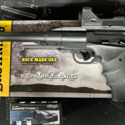BROWNING BUCK MARK URX 4.5mm + point rouge WALTHER COMPETITION 3