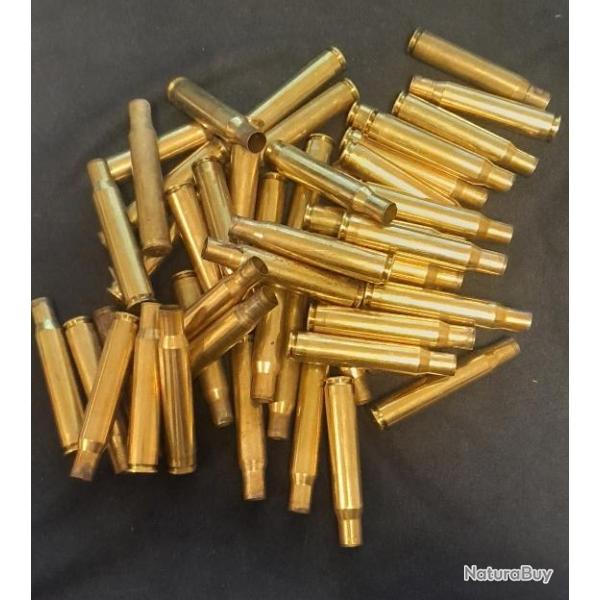 Lot de 50 douilles Winchester d'occasion cal:30.06