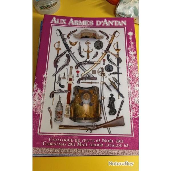 Aux armes d'antan 63 No�l 2011 catalogue de vente