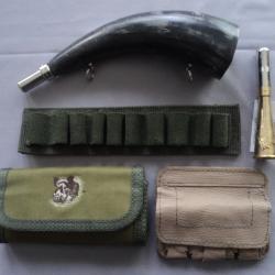 Trompes et pochettes &agrave;  cartouches ou balles