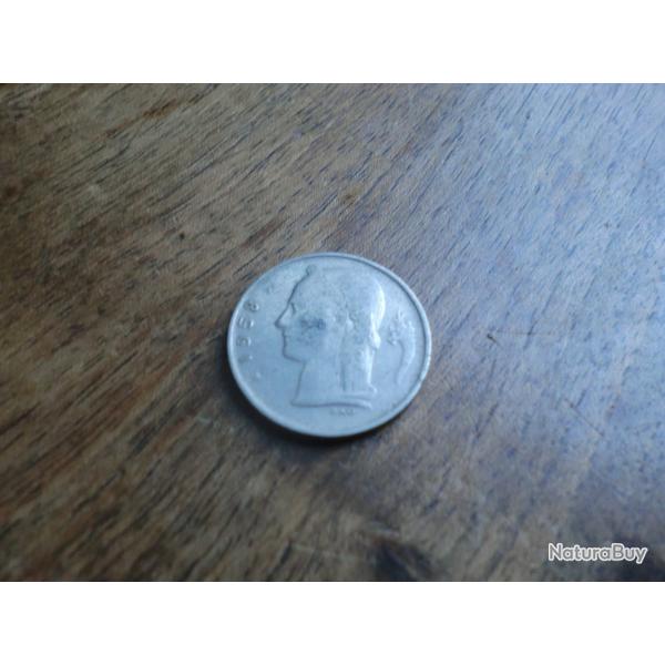 monnaie belgique 1 francs 1958