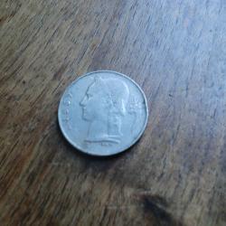 monnaie belgique 1 francs 1957