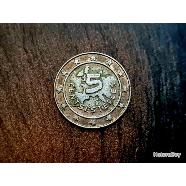 5 centsesterces ABRARACOURCIX Nutella 1999