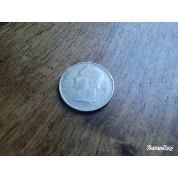 monnaie belgique 1 francs 1955