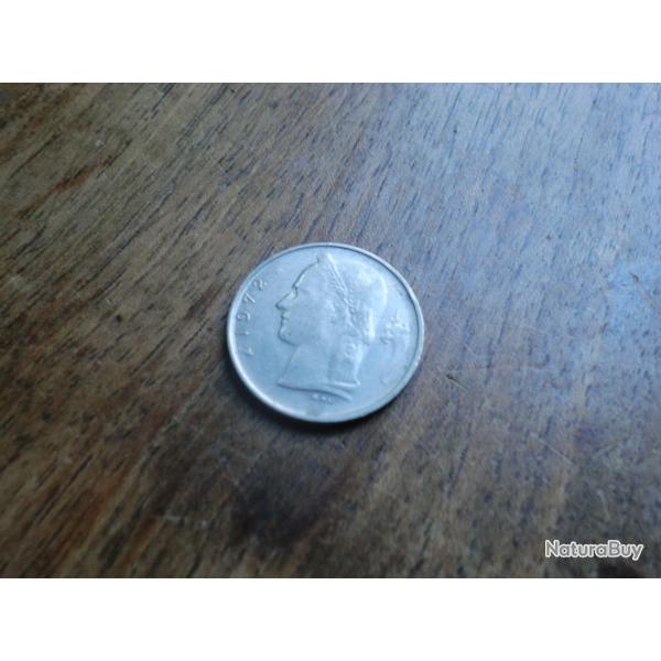 monnaie belgique 1 francs 1972