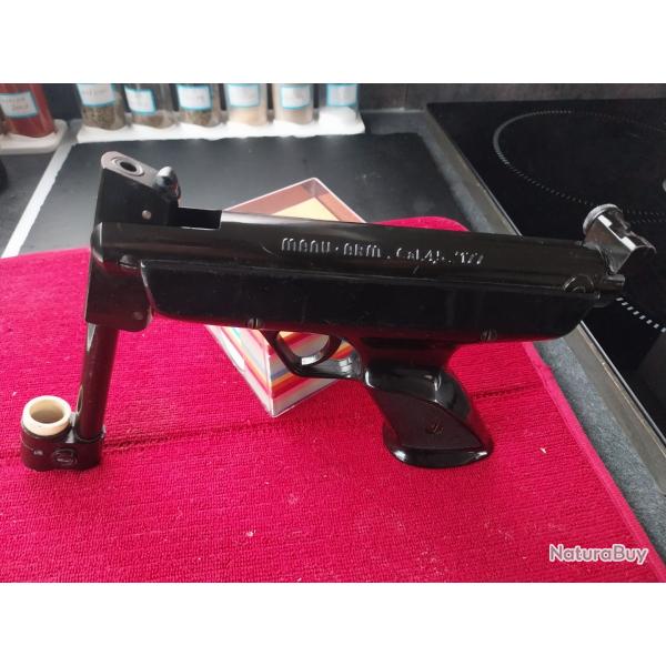 Pistolet � plomb air comprim� de marque Manu arm calibre 4.5