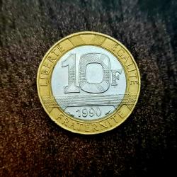PIECE 10 FRANCS 1990