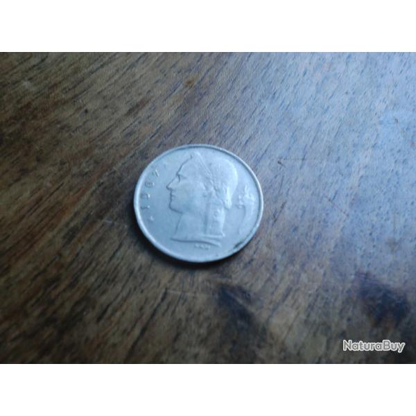 monnaie belgique 1 francs 1967