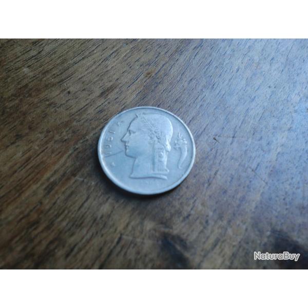 monnaie belgique 1 francs 1951