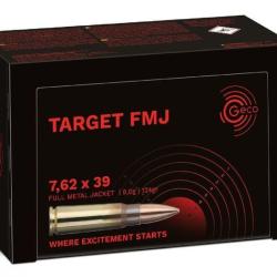 Cartouches Geco 7.62x39 FMJ 124gr