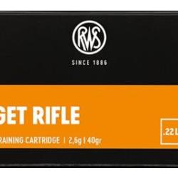 Cartouches RWS Target Rifle 22LR