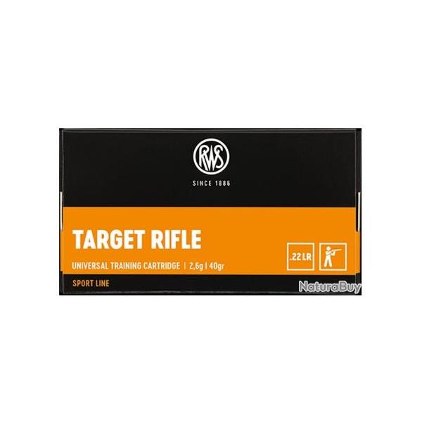 Cartouches RWS Target Rifle 22LR