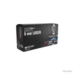 Munitions FIOCCHI cal9x19 FMJTC 100gr black manba