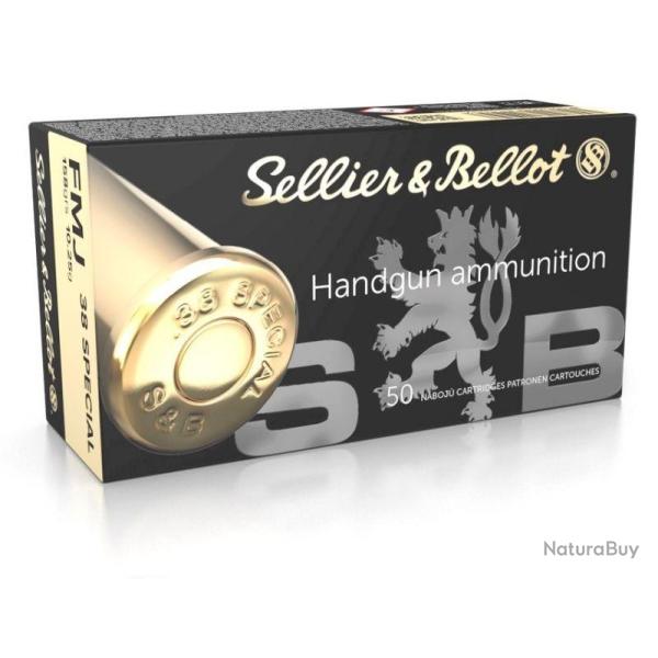 SELLIER BELLOT - Munitions cal 38 Sp�cial FMJ /50