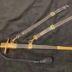 Dague de Sous-officier de l'Arm&eacute;e de l'Air Fran&ccedil;aise . Mod&egrave;le 1934 modifi&eacute; 1954.