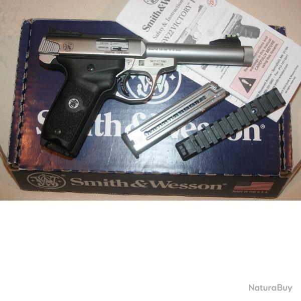 PISTOLET SMITH & WESSON VICTORY FILETE 22LR