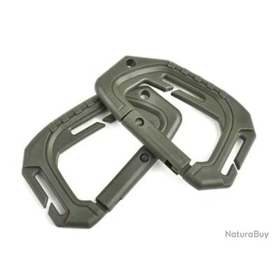 Mousqueton Tactique V2 - Orange - X2 - Mousquetons Tactiques Et Défense